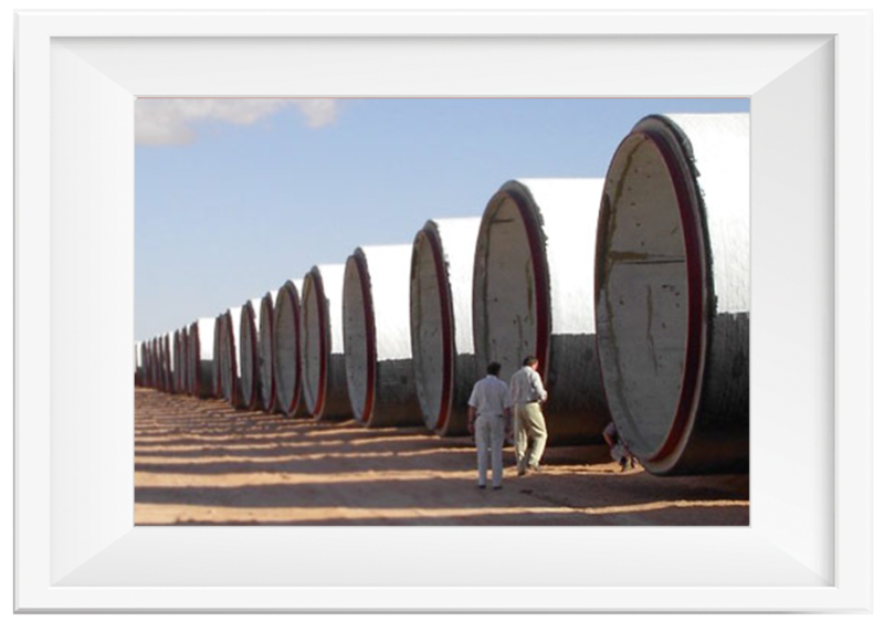 DITRH - Moammar Gaddafi - Pipeline 2 Framed DITRH - Moammar Gaddafi - Pipeline 2 Framed