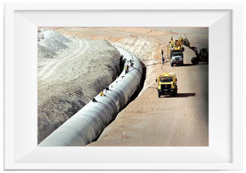 DITRH - Moammar Gaddafi Pipeline FRAMED DITRH - Moammar Gaddafi Pipeline FRAMED